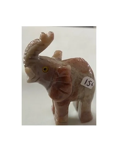 Eléphant pierre stéatite 6cm