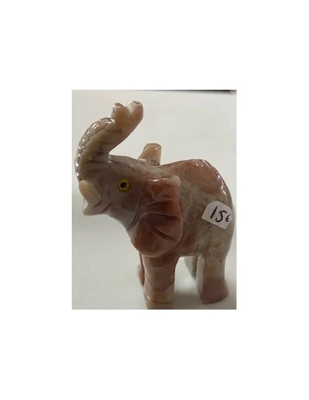 Eléphant pierre stéatite 6cm