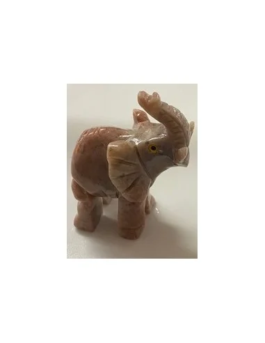 Eléphant pierre stéatite 6cm