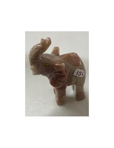Eléphant pierre stéatite 6cm