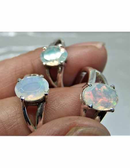 Opale noble Bague argent Opale noble Bague argent