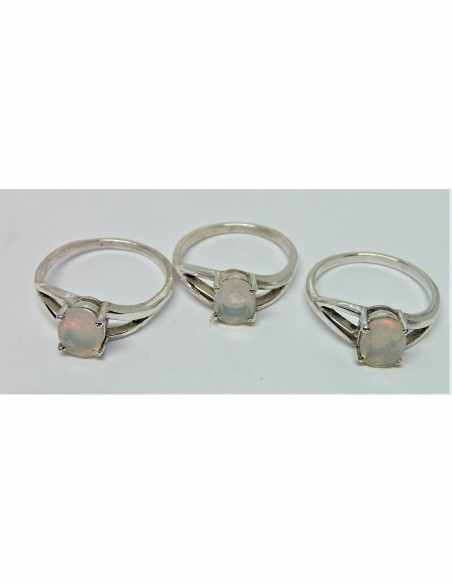 Opale noble Bague argent Opale noble Bague argent