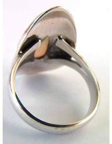 Opale noble bague argent