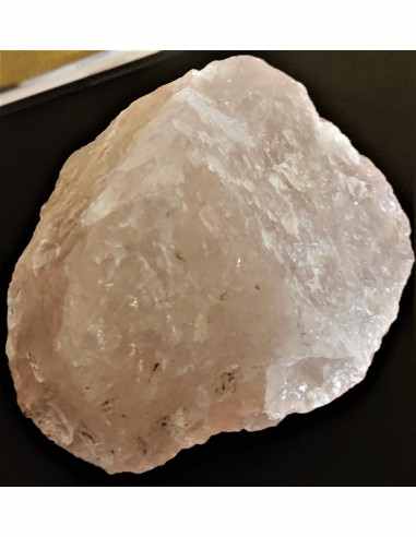 Pierre quartz rose brute 924g