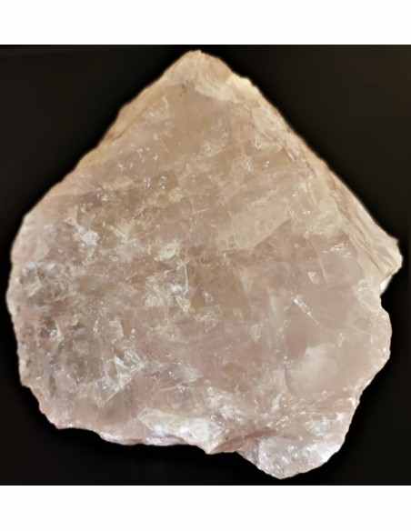 Pierre quartz rose brute 924g