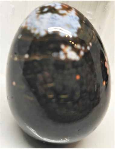 Oeuf jaspe orbiculaire, jaspe leopard