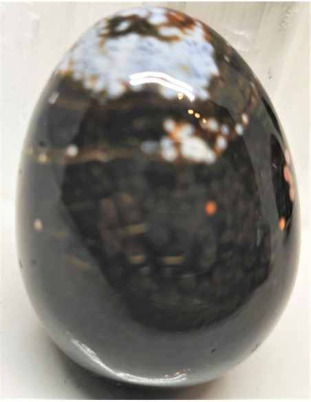 Oeuf jaspe orbiculaire, jaspe leopard