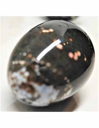 Oeuf jaspe orbiculaire, jaspe leopard