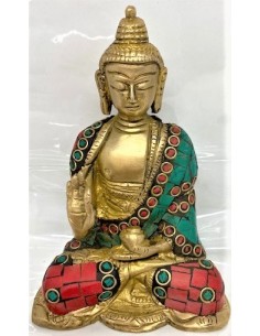 Bouddha du medecin laiton
