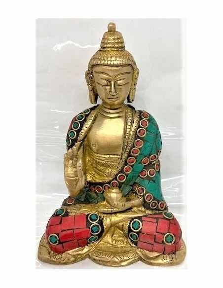 Bouddha du medecin laiton