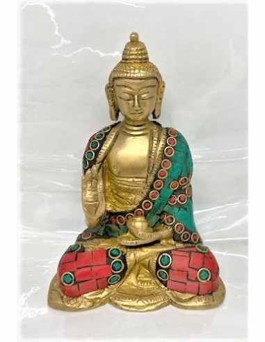Bouddha du medecin laiton