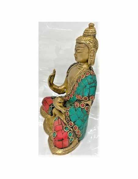 Bouddha du medecin laiton