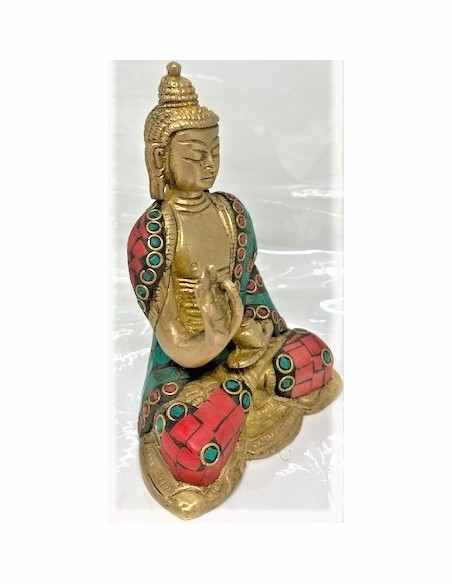 Bouddha du medecin laiton