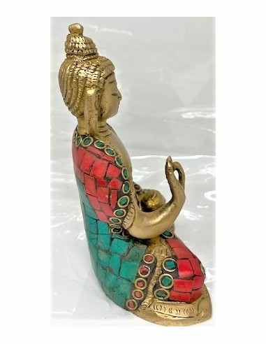 Bouddha du medecin laiton