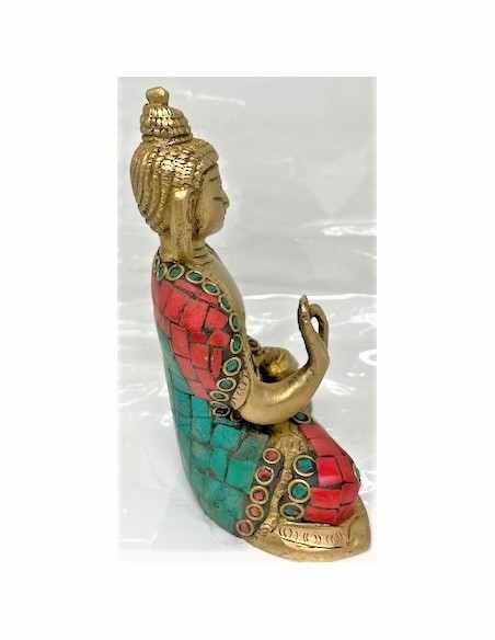 Bouddha du medecin laiton