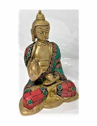 Bouddha du medecin laiton