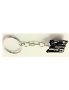 Porte cles tourmaline noire