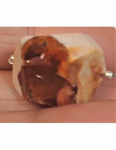 Opale de feu pendentif 01