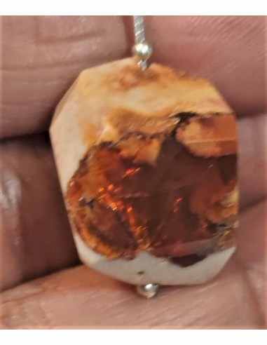 Opale de feu pendentif 01