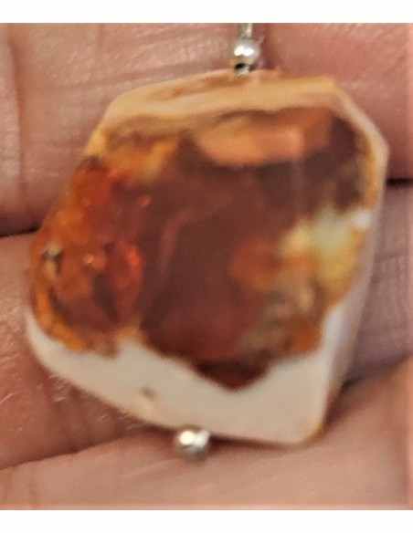 Opale de feu pendentif 01