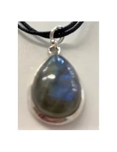Labradorite Pendentif monté en argent