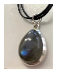 Labradorite Pendentif monté en argent 2