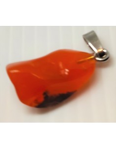 Pendentif Opale de feu 20mm 2