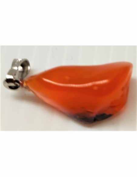 Pendentif Opale de feu 20mm