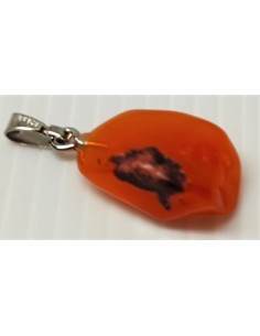 Pendentif Opale de feu 20mm
