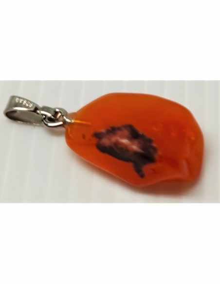 Pendentif Opale de feu 20mm