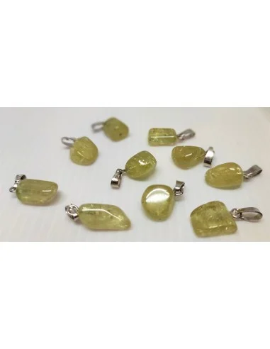 Apatite jaune pendentif