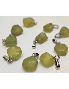 Apatite jaune brute pendentif 2