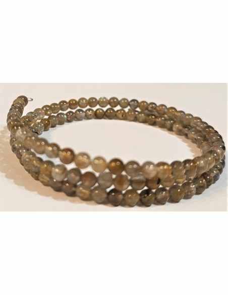 Bracelet jonc Labradorite 4mm