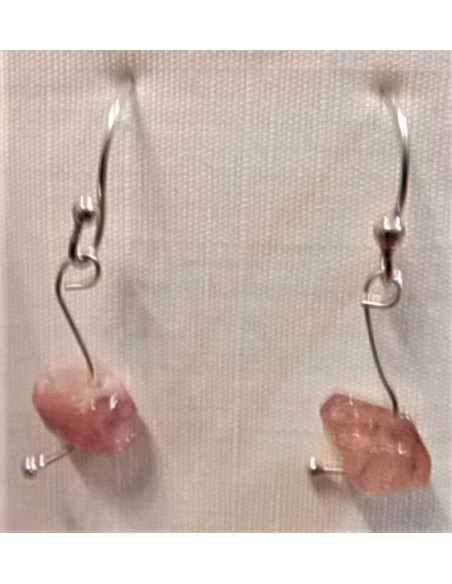 Boucles d'oreilles spinelle rouge 5 a 6mm