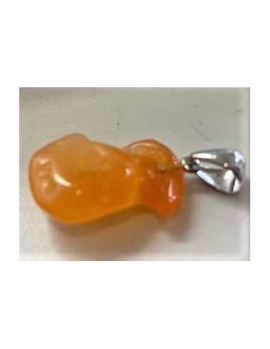 Pendentif opale de feu argent