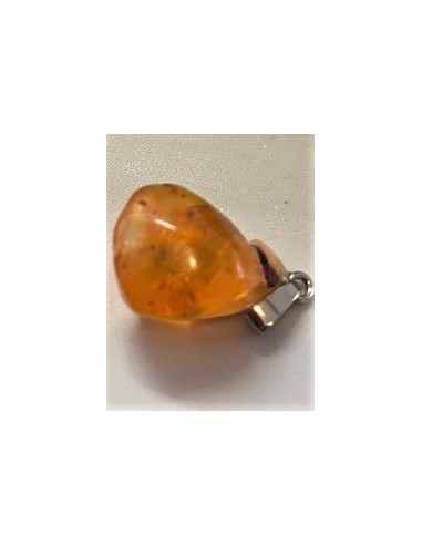 Opale feu Pendentif argent