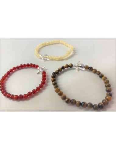 Bracelet enfant cornaline ange