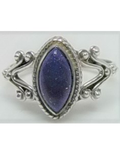 Bague lapis lazuli argent