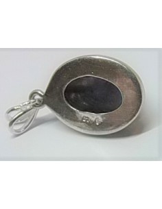 Iolite montée en argent pendentif 2
