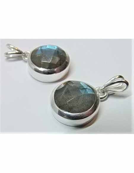 Labradorite en pendentif monte argent