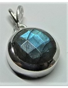Labradorite en pendentif monte argent