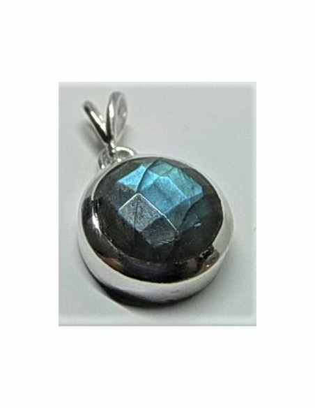 Labradorite en pendentif monte argent