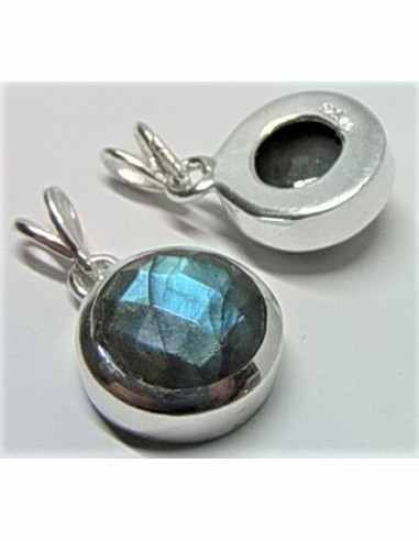 Labradorite en pendentif monte argent
