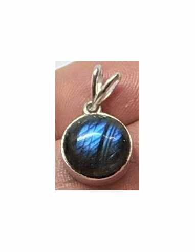Labradorite ronde pendentif argent