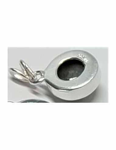 Labradorite ronde pendentif argent