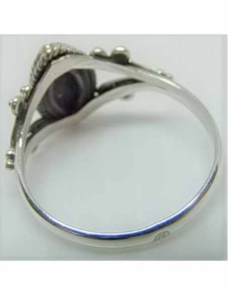 Bague lapis monte en argent