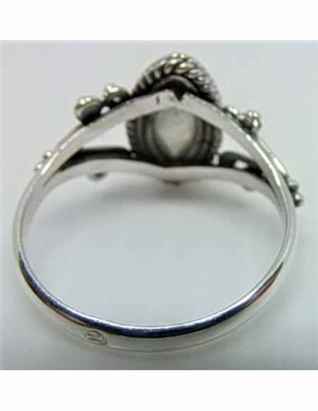Bague labradorite montee en argent
