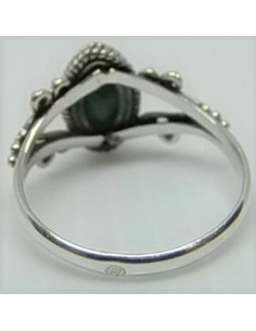Bague onyx monte en argent 2
