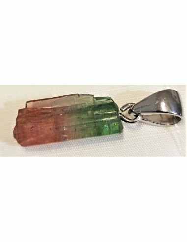 Magnifique pendentif Tourmaline melon d'eau