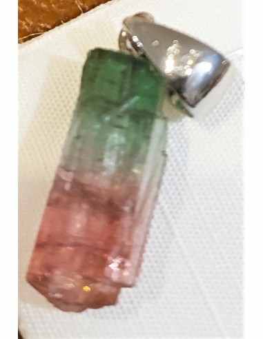 Magnifique pendentif Tourmaline melon d'eau